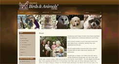 Desktop Screenshot of birdsandanimals.com